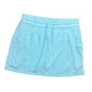 Silverwear Knit Skort Light Teal Size L Large Stretch Pull-On